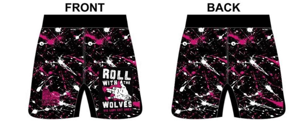 MIND ON THE MAT SPLATTER SHORTS (PRE-ORDER)