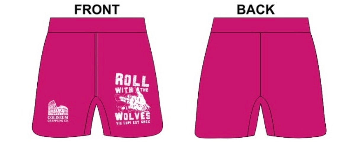MIND ON THE MAT PINK SHORTS (PRE-ORDER)